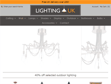 Tablet Screenshot of lightinguk.com